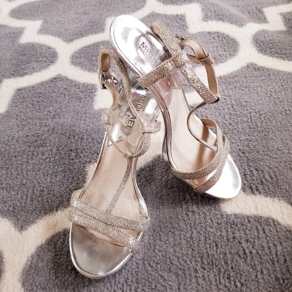 Michael Kors Shoes - Michael Kors Yvonne Sparkle Rhinestone Heels
